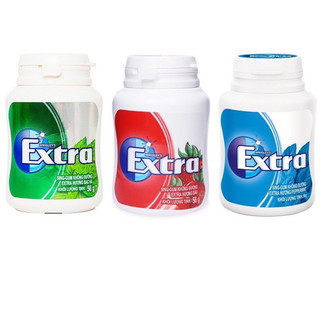 KẸO GUM 🐳EXTRA🐳HỦ KHÔNG ĐƯỜNG HƯƠNG BẠC HÀ,DÂU