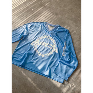 "BROKEZEN" LONGSLEEVE MESH JERSEY / BLUE