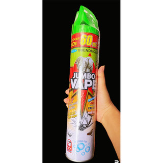 Xịt muỗi,xịt ruồi,côn trùng Jumbo thương hiệu Nhật Bản hương chanh tự nhiên chai 600ml