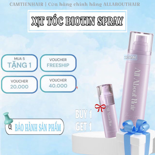 Xịt dưỡng tóc aah biotin spray all about hair