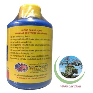 Phân Bón Lá Grow More B1 - #103A# 235ml