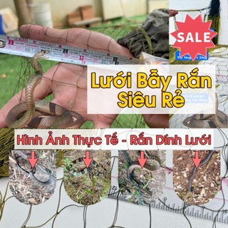 Lưới bẫy rắn 4 phân (2.8k/1m ) lưới rắn cao 50cm , bắt rắn từ 4 lạng tới 6kg , lưới 4p - 5p -6p, đã nhuộm màu tàng hình.