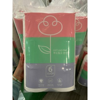 BỊCH 6 CUỘN GIẤY VỆ SINH CAO CẤP OGANIC