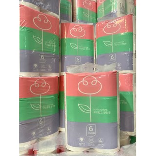 Bịch 6 cuộn giấy vệ sinh cao cấp oganic