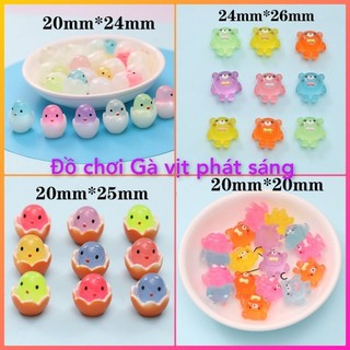 Đồ chơi Phát Dạ Quang Mô Hình Con Vật Trứng Gà Vịt Mini_quà tặng giá rẻ