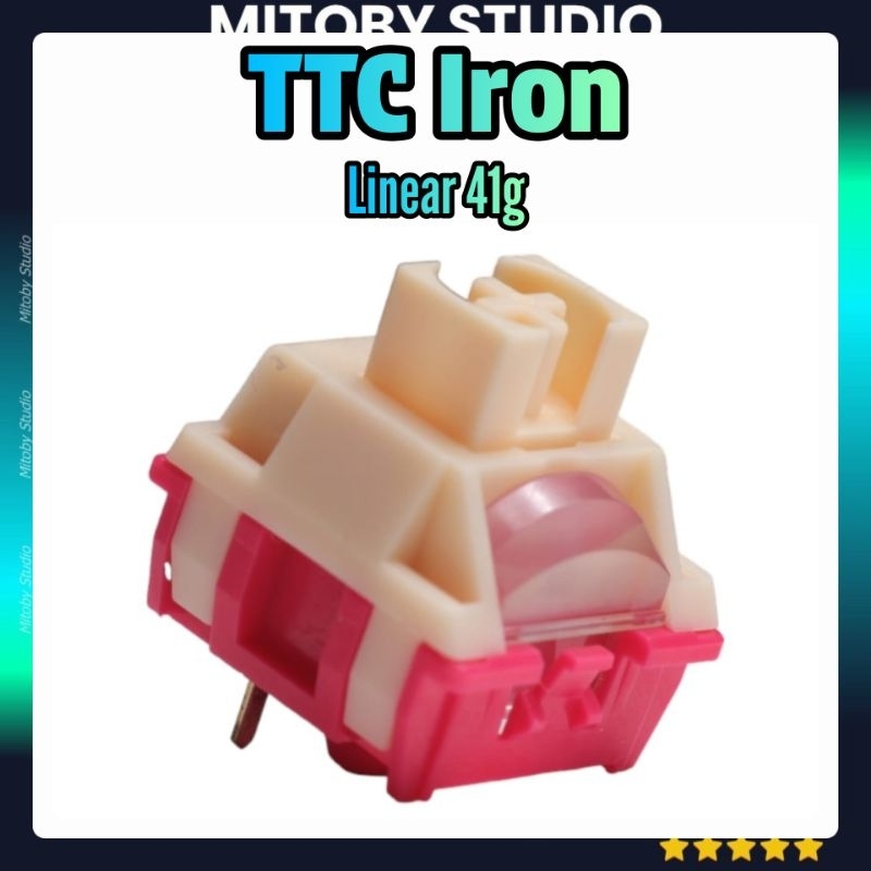 TTC Iron linear Switch Mitoby Studio Công Tắc Bàn Phím Cơ tản led tốt