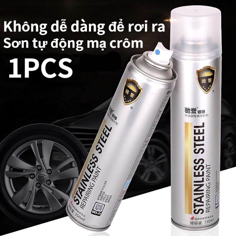  SƠN MẠ BẠC CROM  SƠN XỊT MẠ CHROME SÁNG BÓNG SƠN MẠ INOX KẼM 