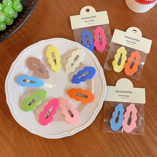 Kẹp tóc hình đám mây màu pastel xinh xắn dễ thương