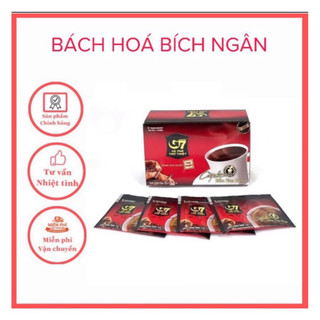 Cafe g7 đen đá không đường