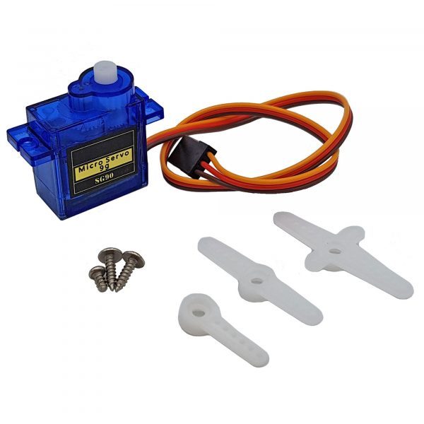 Động cơ servo SG90 180 độ, Servo drone, Servo robot nhện, Servo xe điều khiển