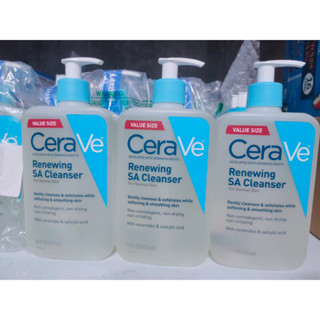 Sữa rửa mặt Cerave Renewing SA, sửa rửa mặt dành cho da dầu mụn