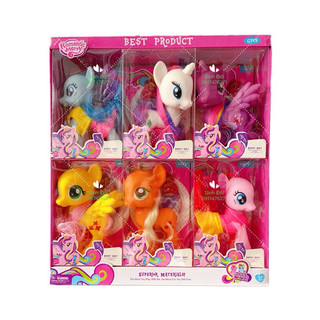 SET 6 CON NGỰA PONY - mô hình trưng bày và quà tặng