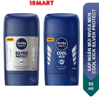 Sáp ngăn mùi Nivea men cool kick silver protect 50ml