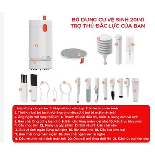 Bộ chổi quét, lau dọn laptop, tại nghe Lucinmart