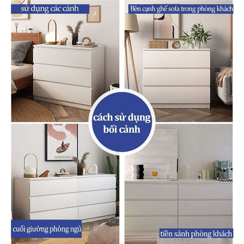 BMZAR tủ ngăn kéo gỗ tủ đa năng 3/4/5 ngăn kéo Tối Ưu Không Gian Sống, Chất Liệu Gỗ Cao Cấp | BigBuy360 - bigbuy360.vn