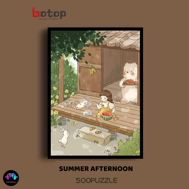 [Summer Afternoon] Bộ Tranh Ghép Hình Botop Fusion 500 Mảnh - Botop Fusion Jigsaw Puzzle 500pcs - CÓ