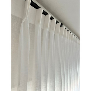 Rèm spa, Rèm voan trắng xếp ly xinh xắn decor phòng