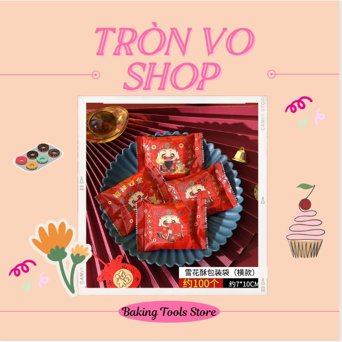 Túi hàn P.E - Thần tài - Size 7*10cm [95~100c/xấp]
