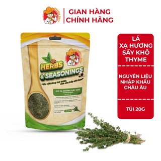  Cỏ xạ hương sấy khô Thyme Rubbeb Orange Chef túi Zip tiện lợi - Nguyên liệu nhập khẩu từ Châu Âu 