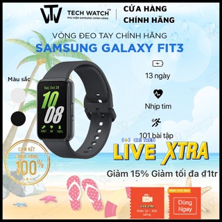 [SAMSUNG GALAXY FIT 3 ] -  Vòng đeo tay theo dõi sức khỏe Samsung Galaxy Fit 3 2024 - Hàng chính hãng