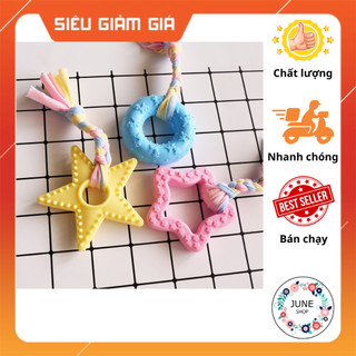 Đồ chơi nhai gặm nhắm cho chó làm sạch răng - Xương gặm cao su dẻo cho chó mèo thú cưng