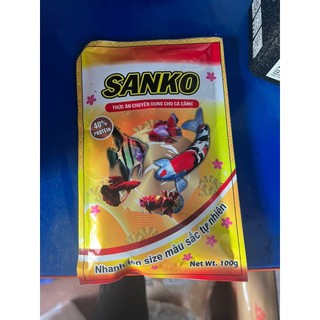 Thức ăn cho cá thủy sinh Sanko 100g