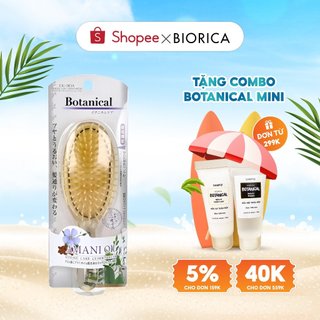 Lược Gỡ Rối Botanical Amani Nhật Bản, lược gỡ rối Biorical có chứa tinh dầu thảo mộc giảm rụng kích mọc tóc