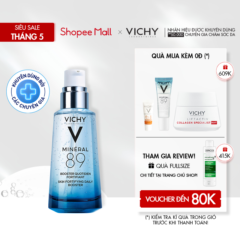 Dưỡng Chất Giàu Khoáng Chất Mineral 89 Vichy Mineral 89 50Ml