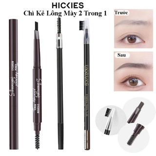 Chì kẻ lông mày hai đầu - chì kẻ lông mày 2 trong 1 - chì kẻ mắt dạng xé, gọt- hickies