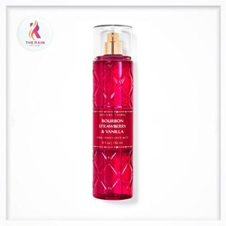Xịt thơm toàn thân Bath & Body Works Bourbon Strawberry & Vanilla 236ml