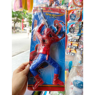 Siêu nhân đồ chơi spider man người nhện lắp pin trườn bò được #611-1