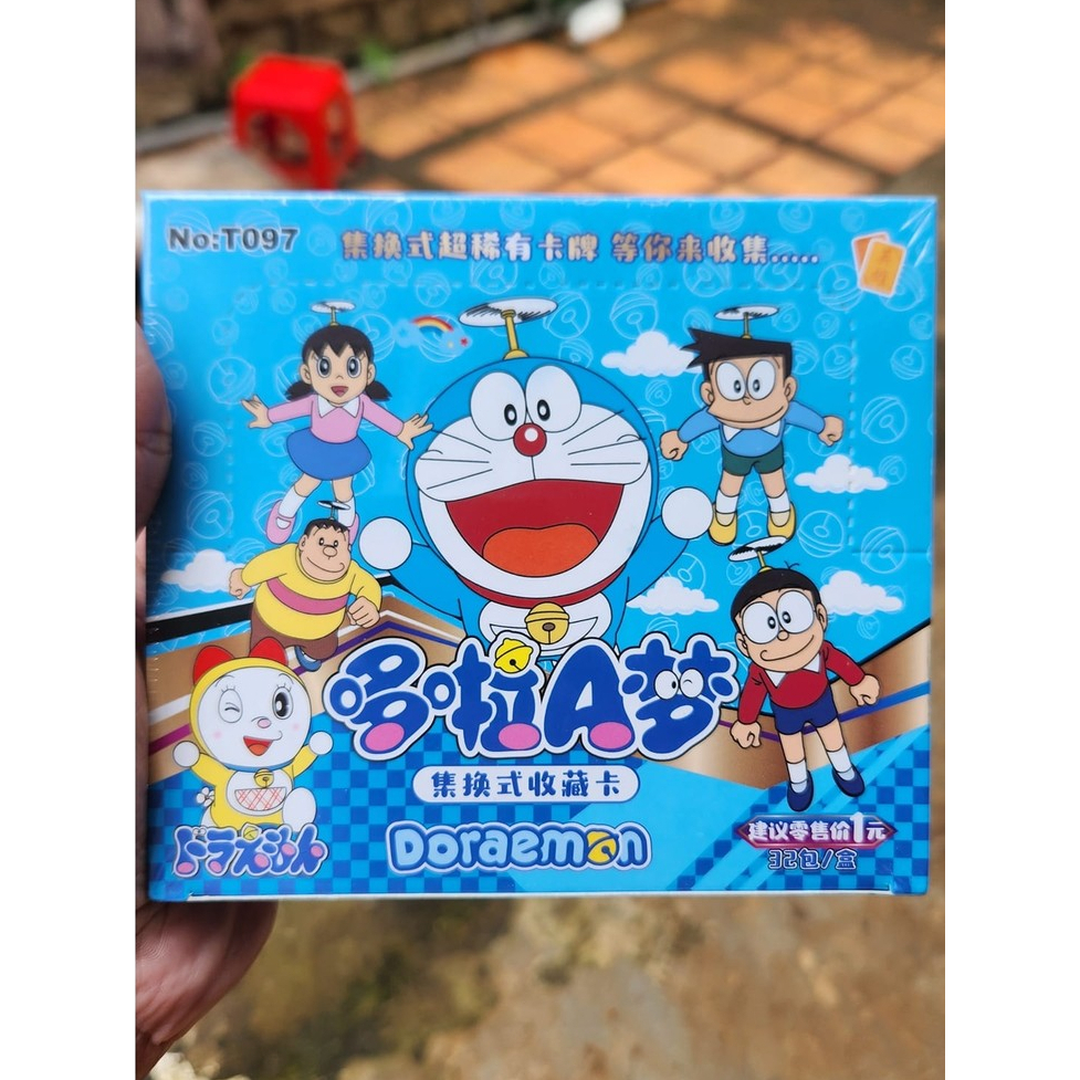 [box] Full box thẻ nhân phẩm Doraemon - Card Collection - Baystore