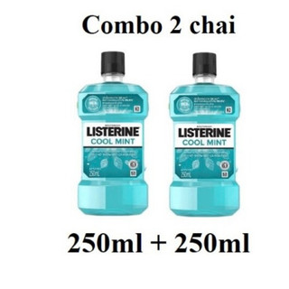 Combo 2 chai nước súc miệng listerin 250+250ml-thái lan