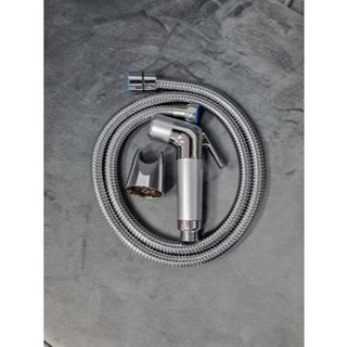Bộ Vòi Xịt Vệ Sinh 3 Khúc HACUO Ti Đồng X2