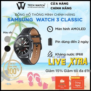 [ Đồng Hồ Galaxy Watch 3] - Đồng hồ thông minh Samsung Galaxy Watch 3 45mm Hàng Chính Hãng - TechWatchVN