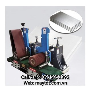 123... Máy đánh bóng kim loại 2 trạm khổ nhám 15cm