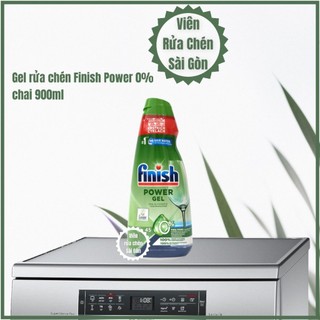 Gel rửa chén Finish Power 0% Eco chai 900ml