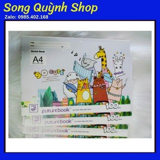 Cuốn tập vẽ mỹ thuật khổ giấy a4 futurebook 20 tờ dl 100gsm