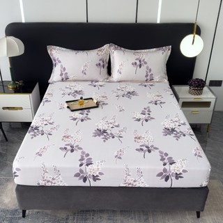 Bộ ga gối lụa thái mềm mịn thoáng mát drap và 2 vỏ gối phi lụa thái cao cấp