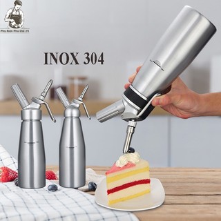 Bình xịt kem tươi cao cấp inox 304