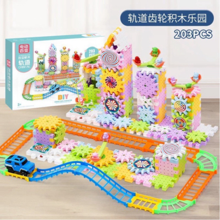 Đồ chơi lắp ráp động cơ bánh răng có thể chuyển động cho bé tùy ý sáng tạo theo ý thích mẫu mới 2024