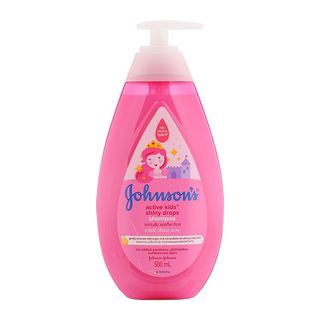 Dầu gội cho bé gái Johnsons Baby Shiny Drops 500ml