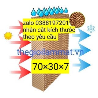 Tấm làm mát quạt hơi nước kt 70×30×7