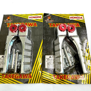 Loại 1 gác chân nhôm + Long Đề takegawa gắn xe wave 50 100 110 wave rsx blade hàng chất lượng cao để chân sau giá 1 cặp