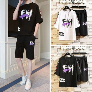 ❤️ GIÁ SỈ ❤️ ĐỒ BỘ NAM NỮ MÙA HÈ IN HỌA TIẾT FM - SÉT QUẦN ÁO THUN LƯỚI MÈ MÁT NHẸ