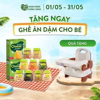 Combo tăng trưởng chiều cao, set 9 hạt quý Mămmy, 2 hộp phô mai tách muối giúp tăng chiều cao dành cho bé từ 6 tháng