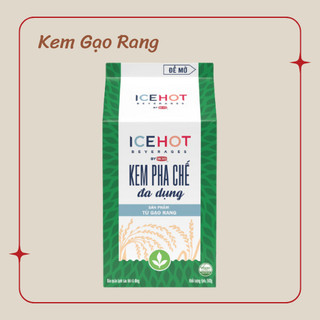 Kem Pha Chế Từ Gạo Rang Thuần Chay ICEHOT 500g (Chỉ Giao Hoả Tốc)