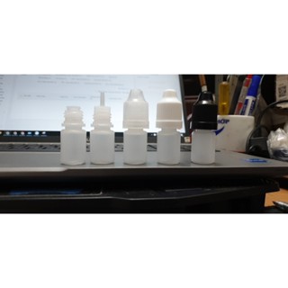 10 Lọ chiết nhựa 3ml thân mềm màu đục ( lọ đựng juice, đựng nước hoa, đựng mực săm từ 3-5ml)