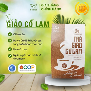 Trà Giảo Cổ Lam Thái Hưng - Giảm cân, Giảm Mỡ Máu 25 Túi Lọc 125g