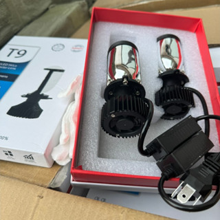 Đèn Pha LED Bi Cầu Mini H4 T9 Công Xuất 65W Lắp Ô tô, Xe Máy Có Tăng CHỉnh